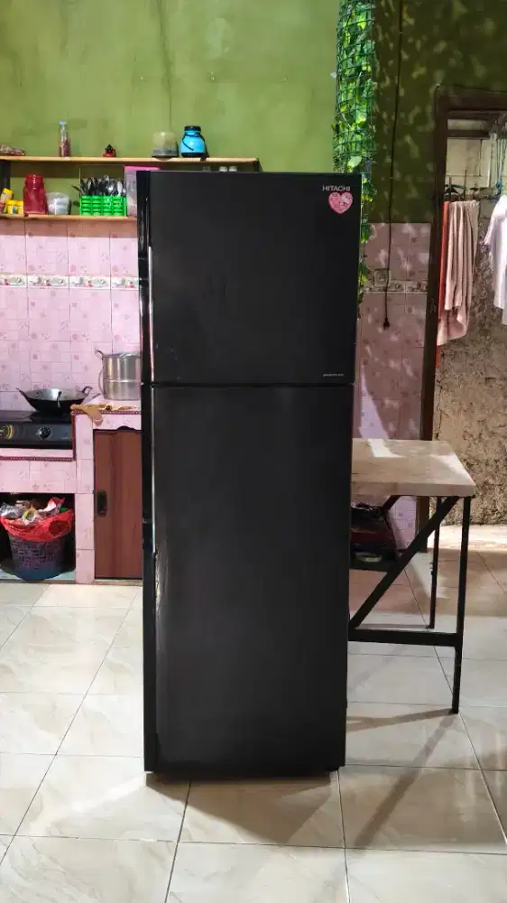 kulkas hitaci mesin panasonic normal