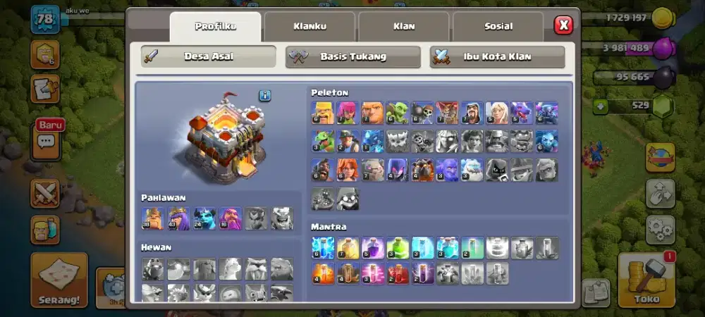 Paket Akun ML & CoC 300 Ribu - Siap Rekber Transparan No Tipu
