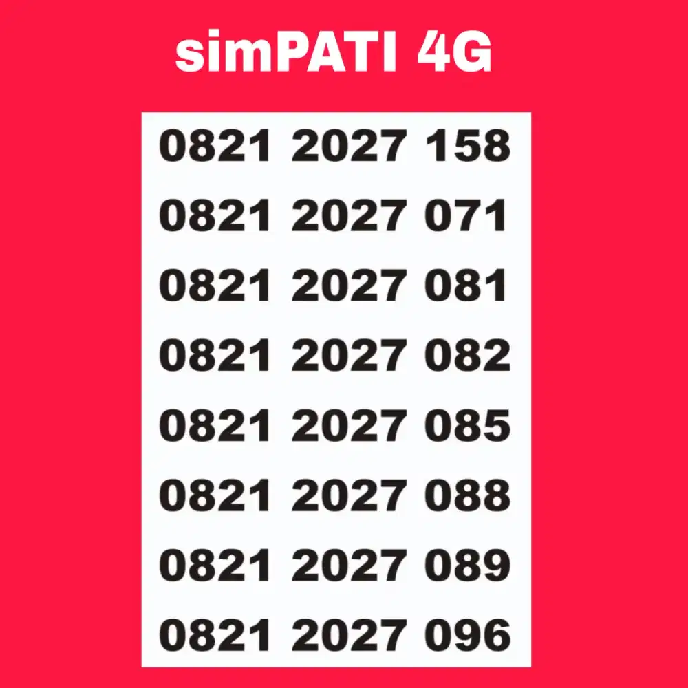 Nomor cantik telmomsel murah