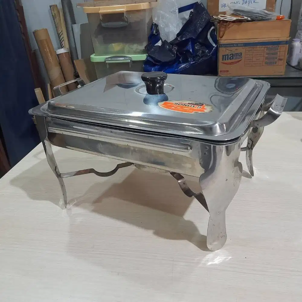 JUAL MURAH Pemanas Segi Prasmanan merk Butterfly 505 / Stainless teb