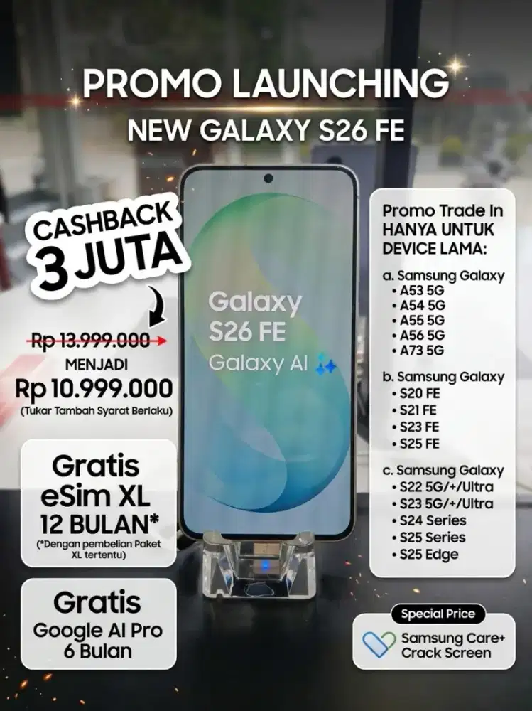 Kredit Tanpa Aplikasi Samsung S26 FE