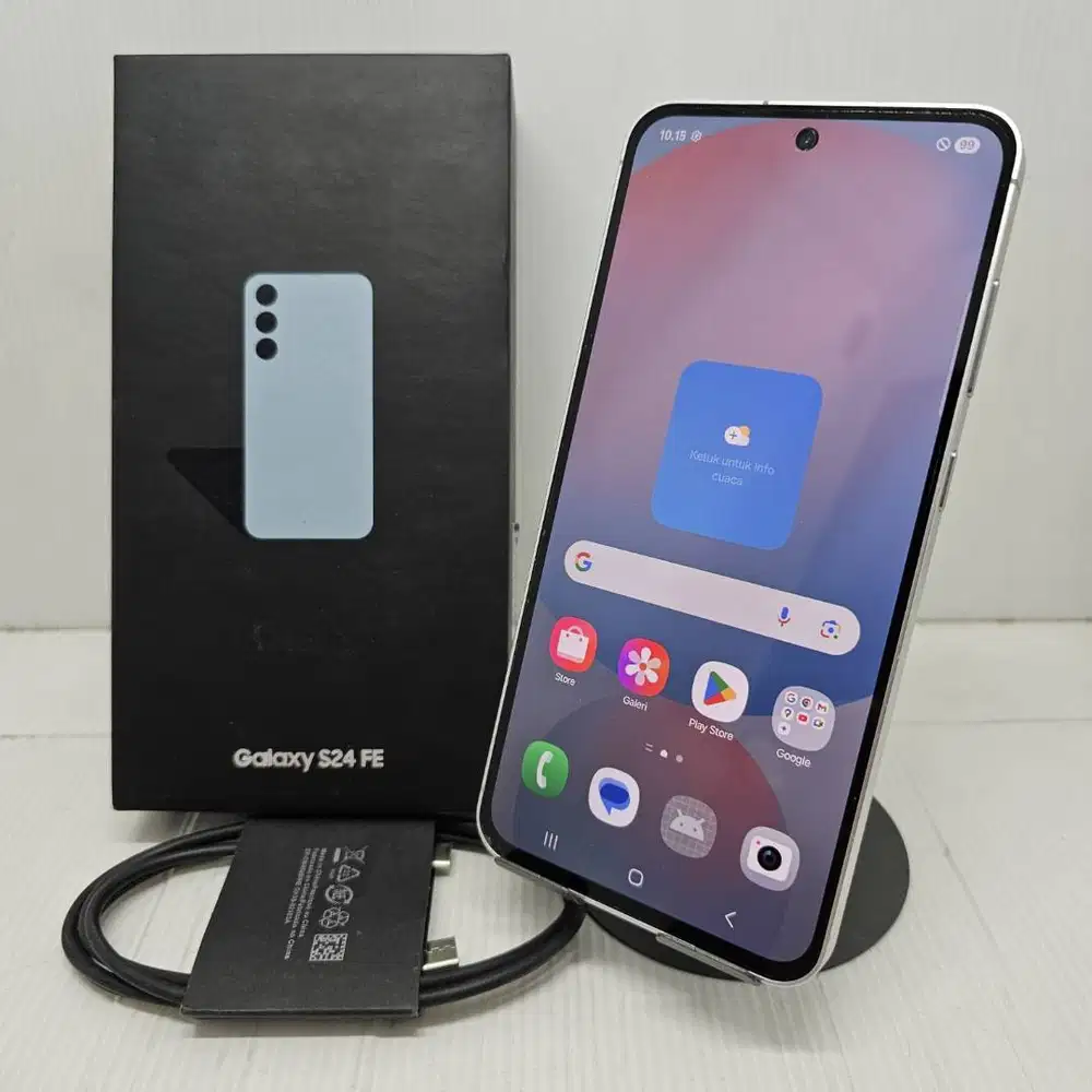 HOT SALE! SAMSUNG GALAXY S24 FE 5G 8/128 BLUE  EX SEIN FULLSET