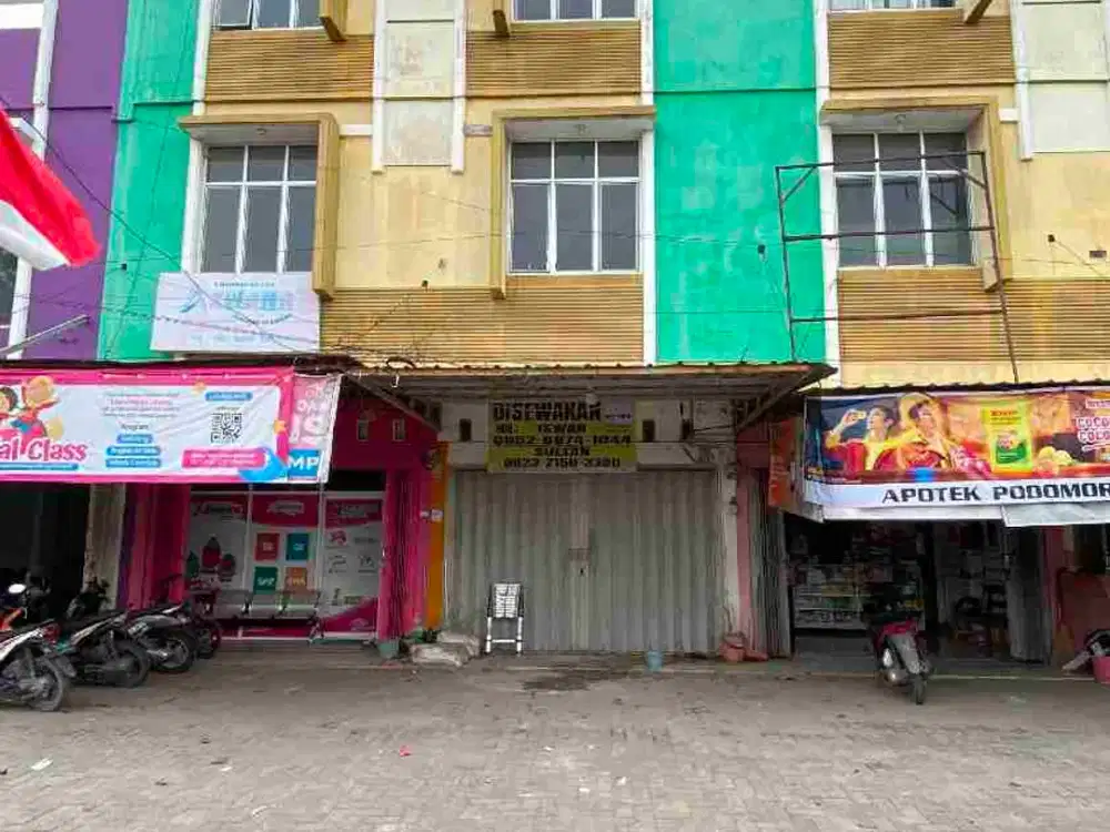 ruko disewakan dekat pasar untung