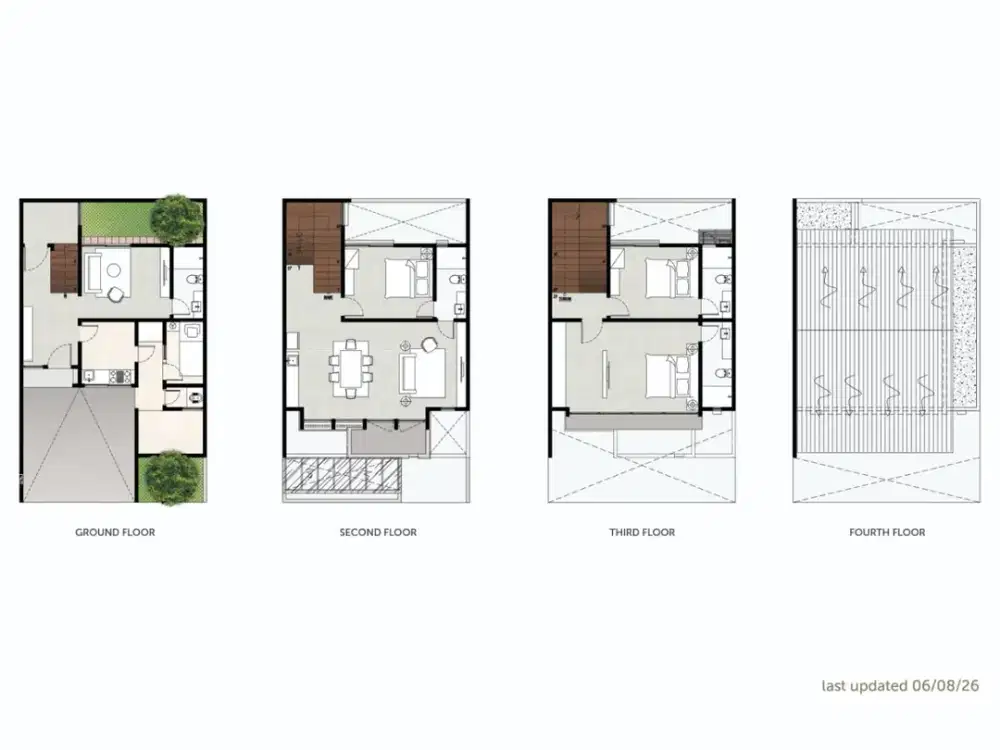 Rumah Brand New 3 Lantai Bangunan 209 m² di Cirendeu Ciputat PU-19247