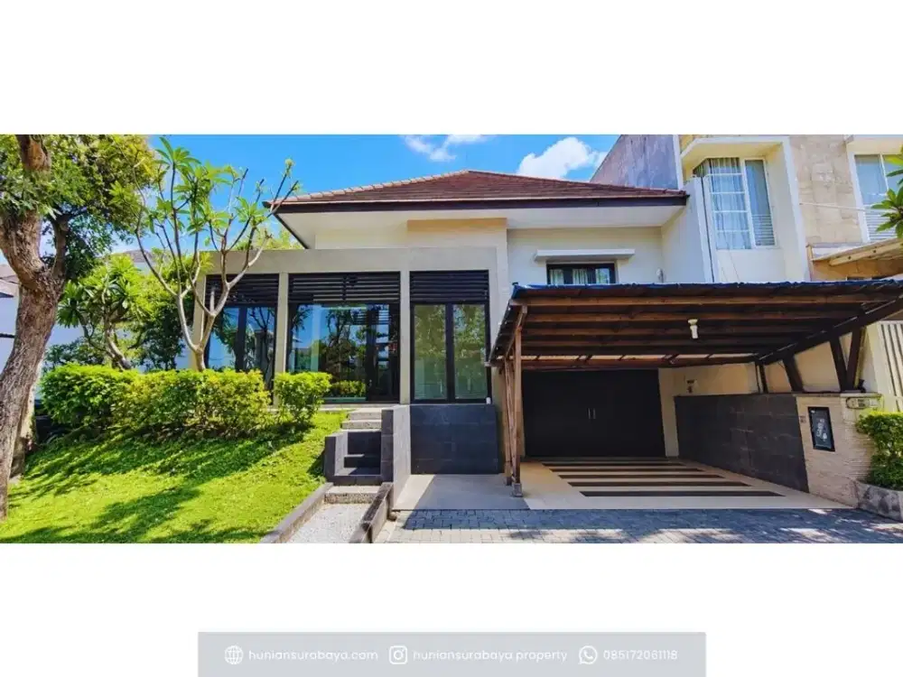 Rumah Hook 2 Lantai Woodland Citraland Surabaya HGB