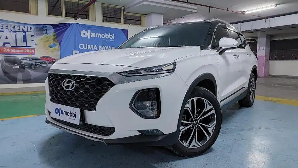 DP MURAH Hyundai Santa Fe 2.4 MPI XG Bensin-AT 2019 Putih CKLSB