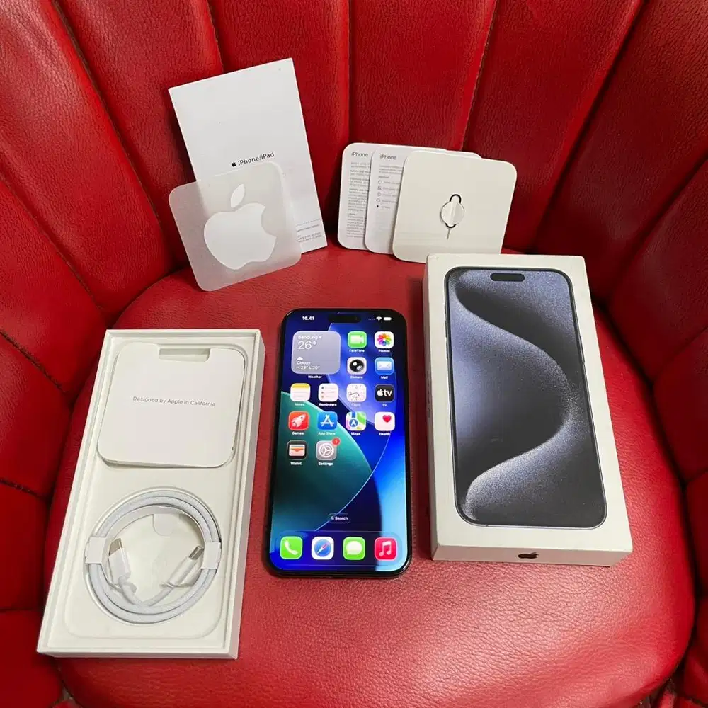 iPhone 15 Pro Max 256gb Blue Titanium iBox Fullset Original