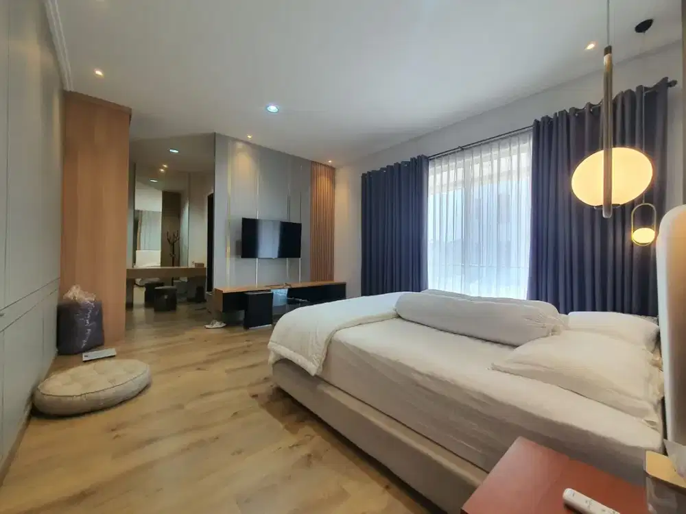 Sewa Rumah Golf island, PIk, uk 10x15, Furnished, 3+1BR, Hrg sewa 450 jt