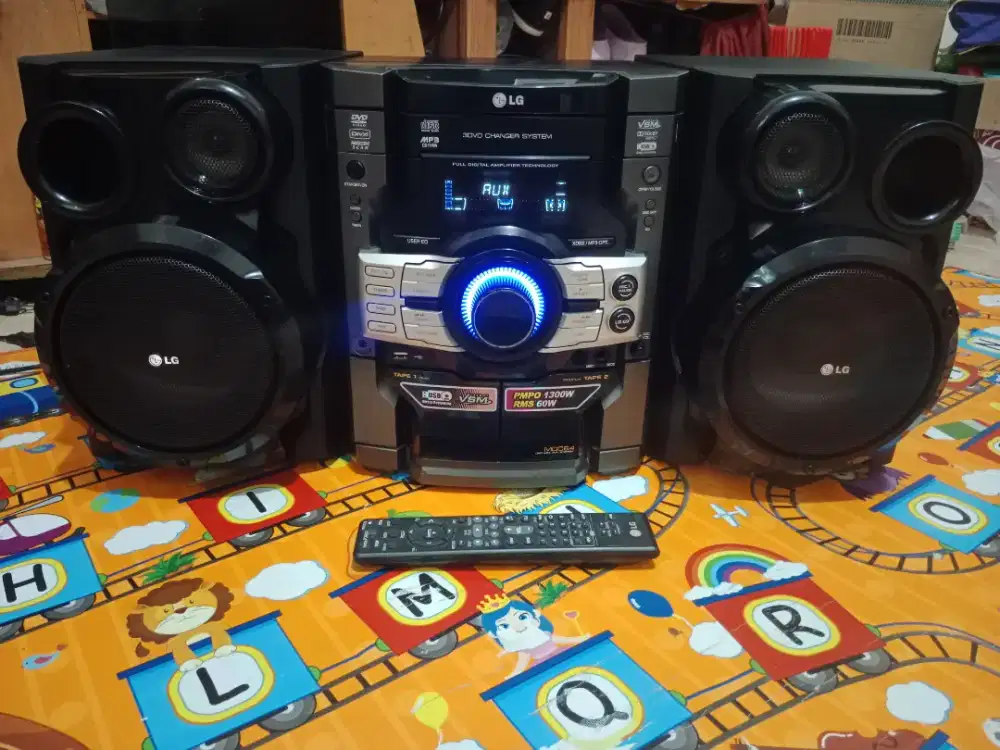 Compo LG MDD64 fungsi radio aux dan usb