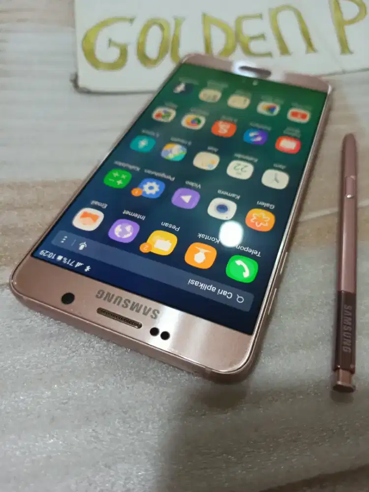 Galaxy Note 5-Amoled.NFC.Ram 4/32GB.ORI #GOLDEN PONSEL