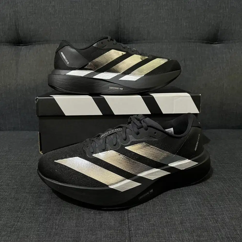 Sepatu Running Adidas Adizero EVO SL BlkSize 42 BNIB Original Sneakers