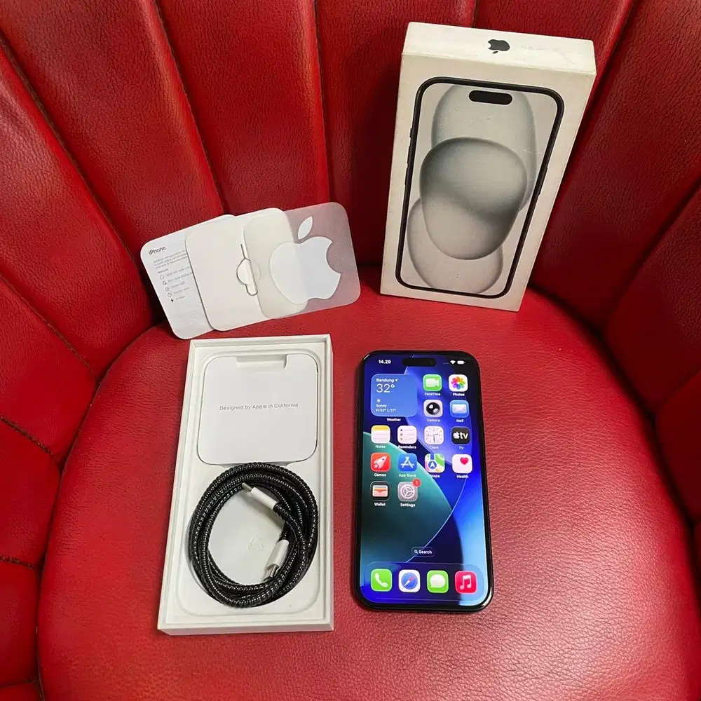 iPhone 15 128gb Black iBox Fullset Original