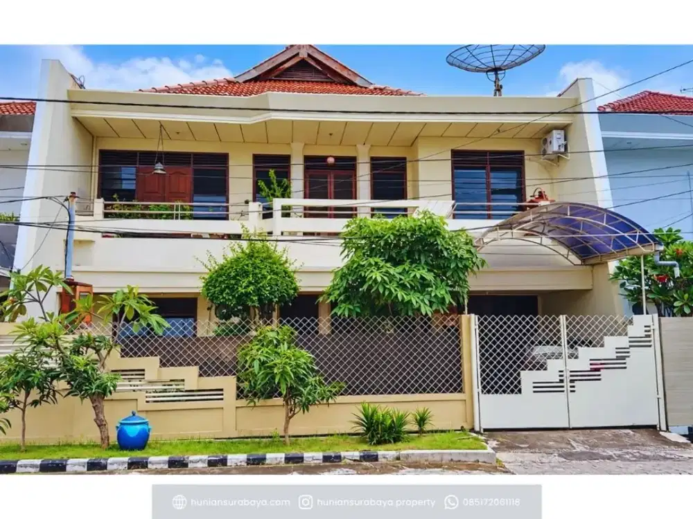 Rumah 2 Lantai Dharmahusada Dekat Galaxy Mall Surabaya