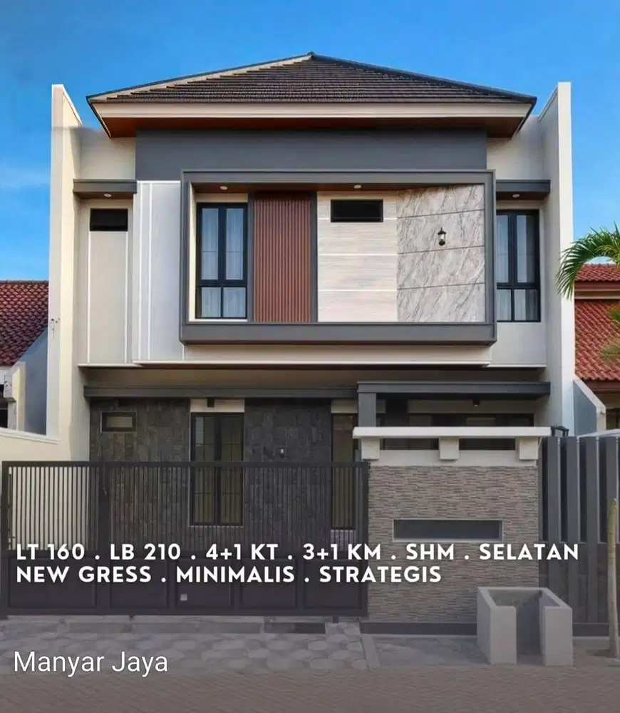 Dijual Rumah Baru Gress Manyar Jaya Tengah Surabaya Timur
