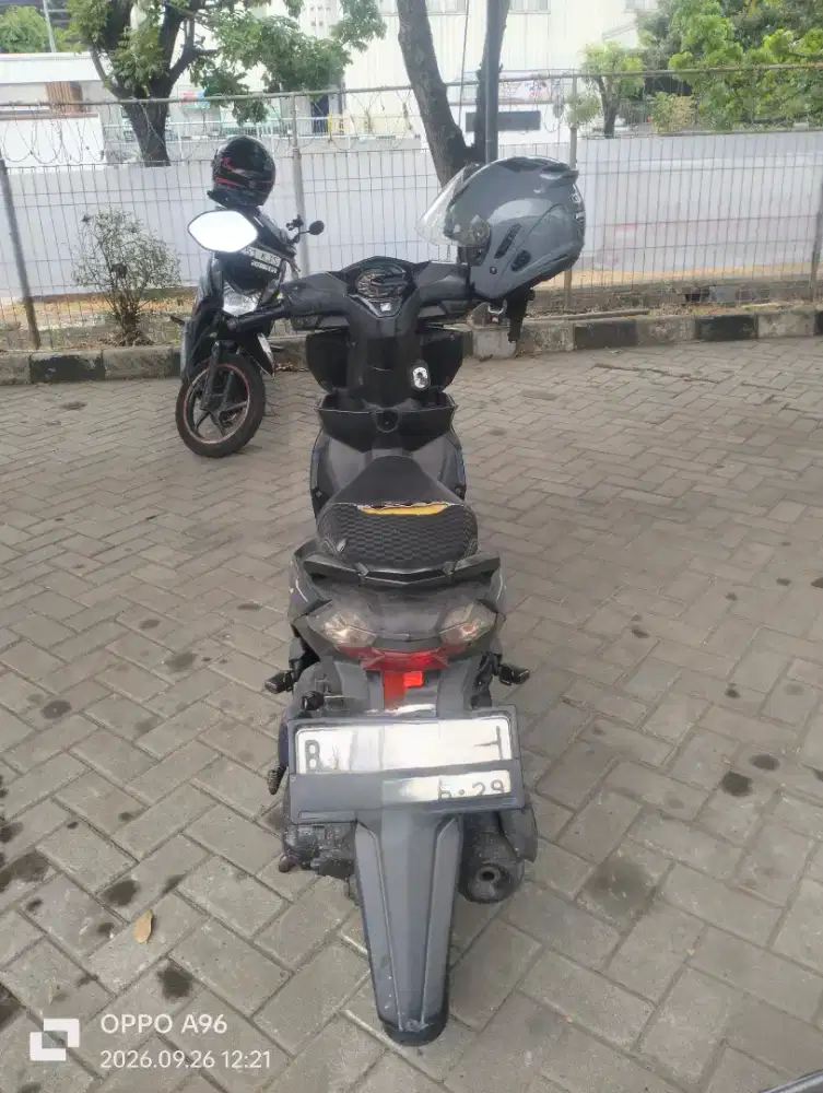 Di jual Honda beat CBS ISS ECO 2019 warna biru hitam