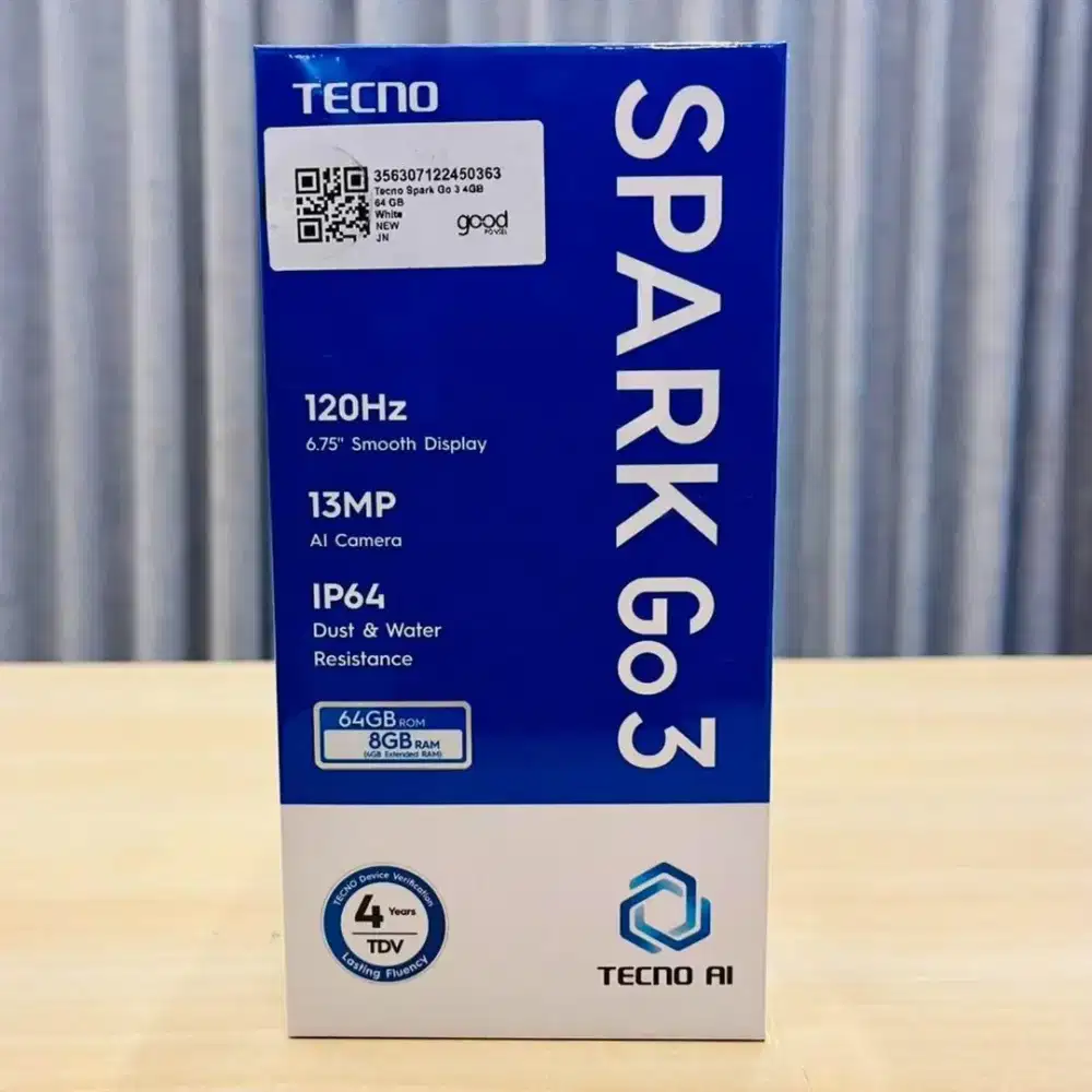 Tecno Spark GO 4/64GB Garansi Resmi