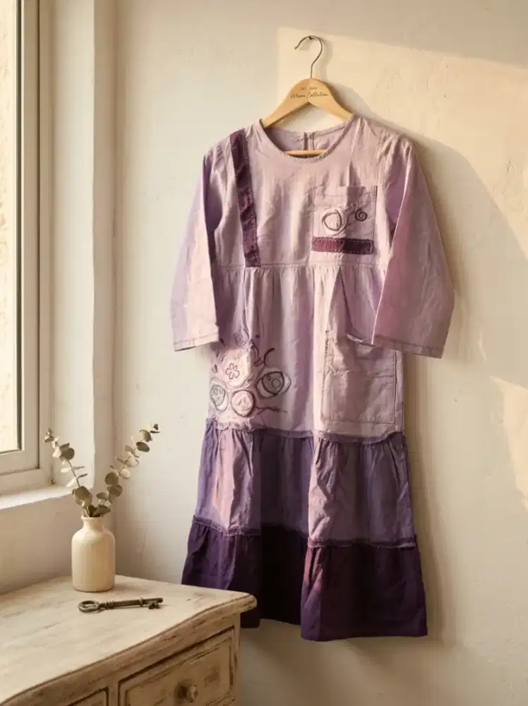 Gamis anak set preloved