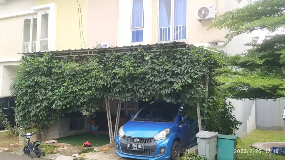 Disewakan/Dikontrakan Rumah 2 lantai paradise serpong city