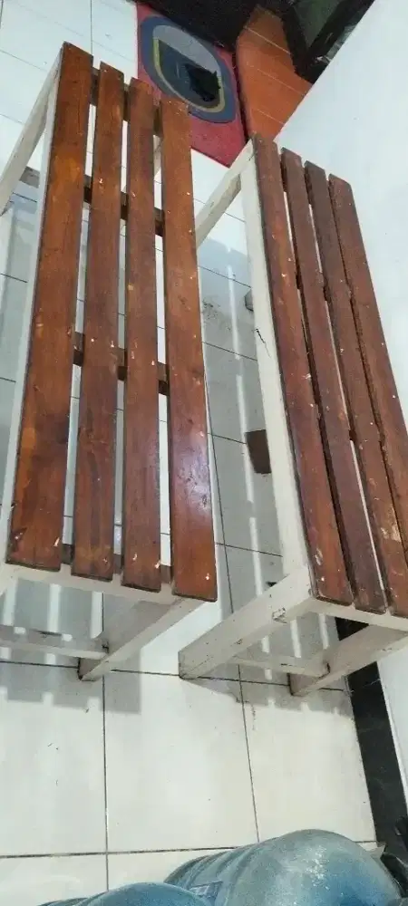 Bangku Kayu Panjang 120cm – Kokoh, Bekas