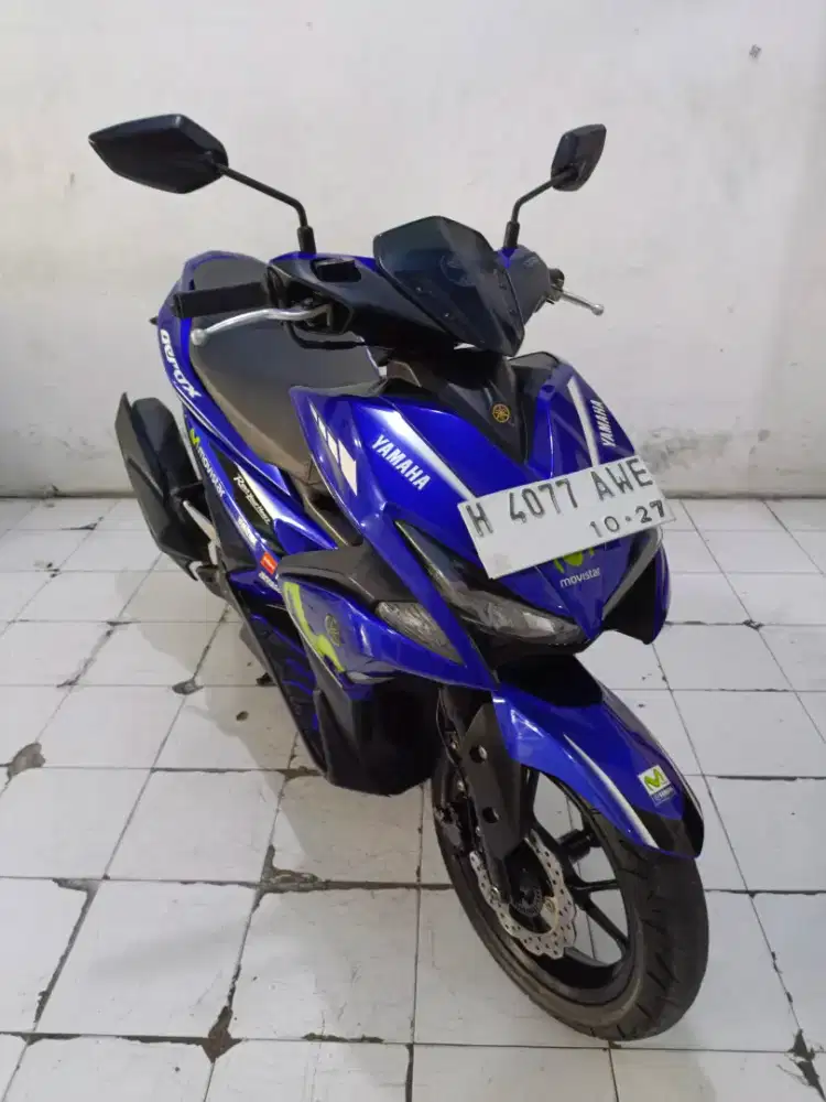 yamaha aerox thn 2017 biru