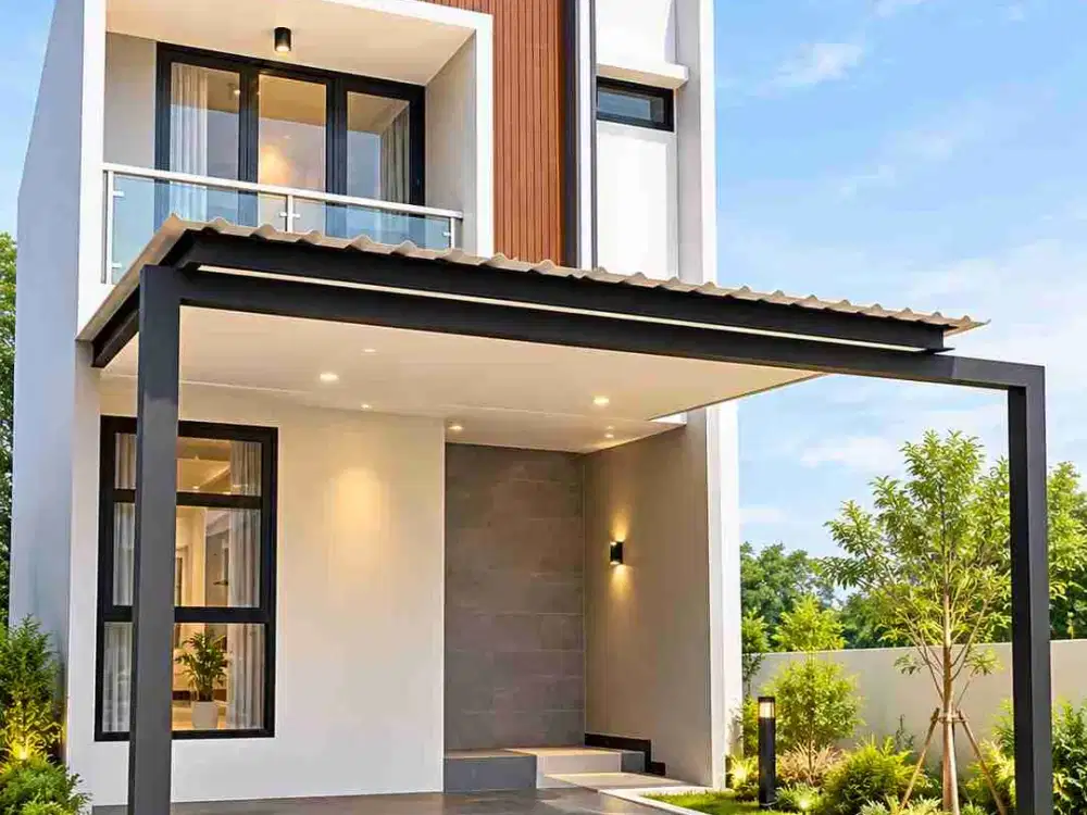 (BALKON) RUMAH BEKASI 5 MENIT KE GRAND WISATA BEKASI