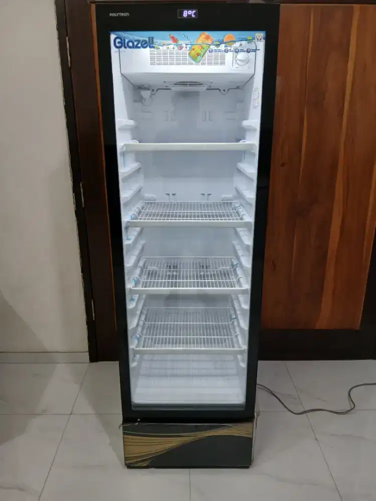 Showcase Merk Polytron 4 rak mulus nominus murah bandung