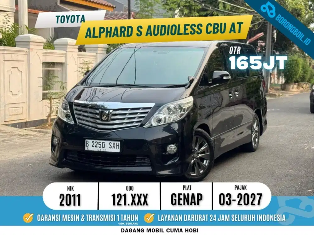 Alphard S Audioles At Hitam 2011