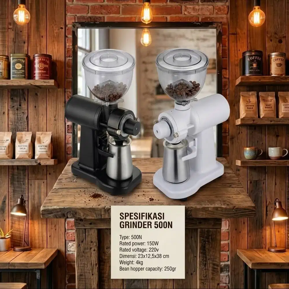 Muranee Grinder Kopi Espresso Manual Brew Coffee 500N
