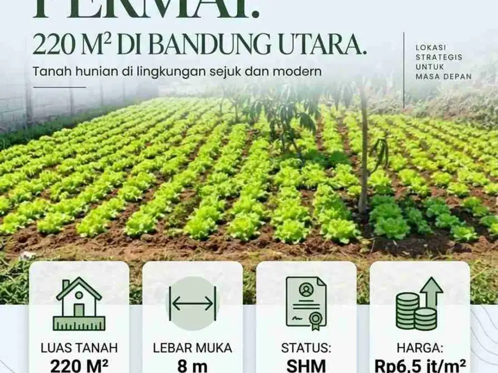 Tanah Siap Bangun Gegerkalong Permai Dekat Pondok Hijau Bandung