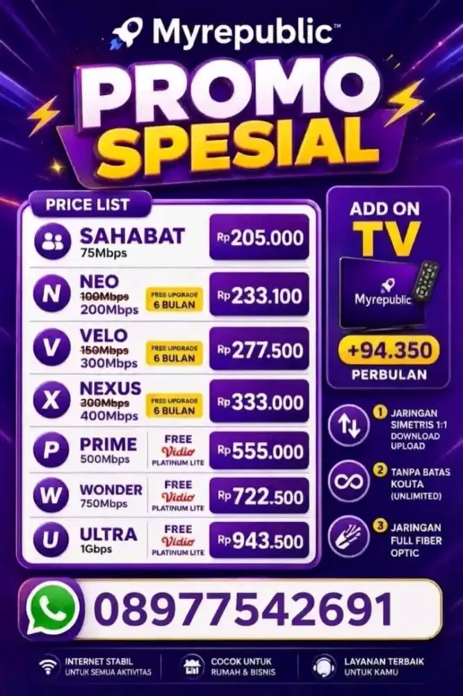 Kelapa Gading Promo internet myrepublic