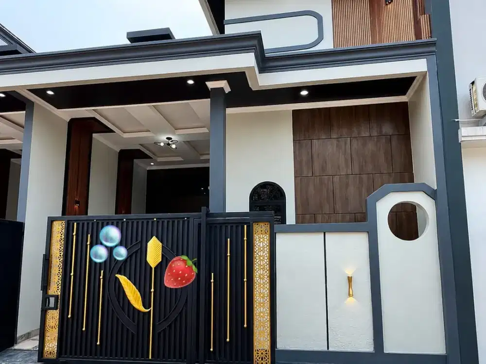 Dijual Rumah Modern Elegan Fasad Mewah 9466A