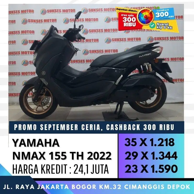 NEW NMAX 155 TH 2022 MULUS CASH KREDIT CASHBACK 300