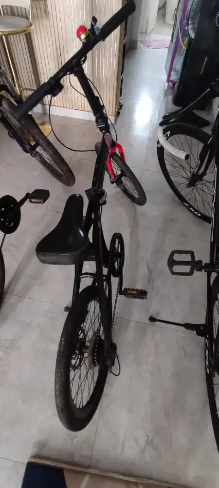 DIJUAL AJA SEPEDA LIPAT ODESSY PHYTON BLACK RED