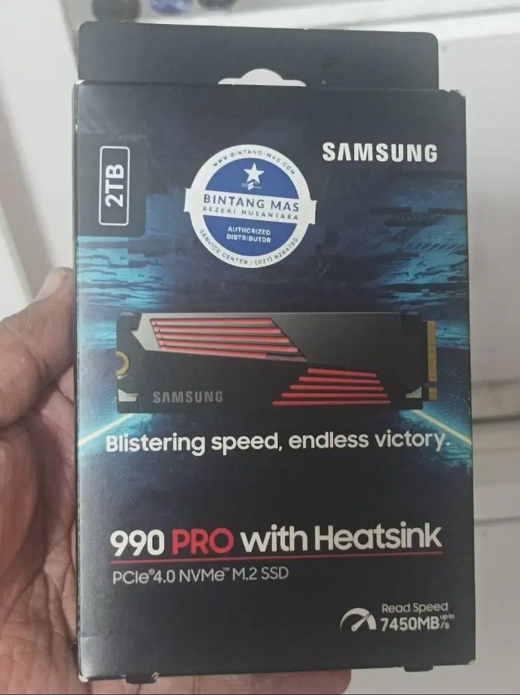 NVME SAMSUNG 990 PRO with Heatsink 2TB