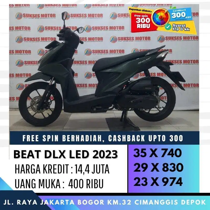BEAT DELUXE 2023 MULUS CASH KREDIT UNIT BERGARANSI