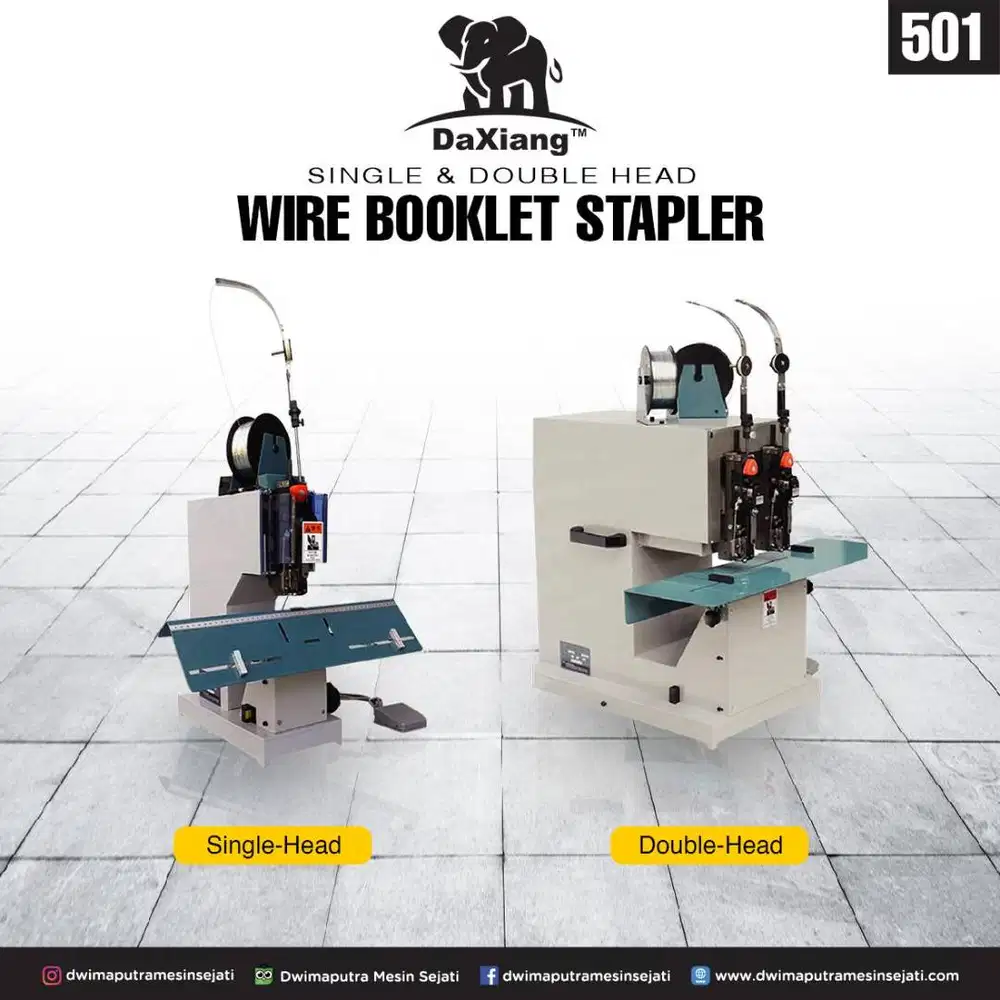 Wire Booklet Stapler Machine / Mesin Jahit Kawat Buku