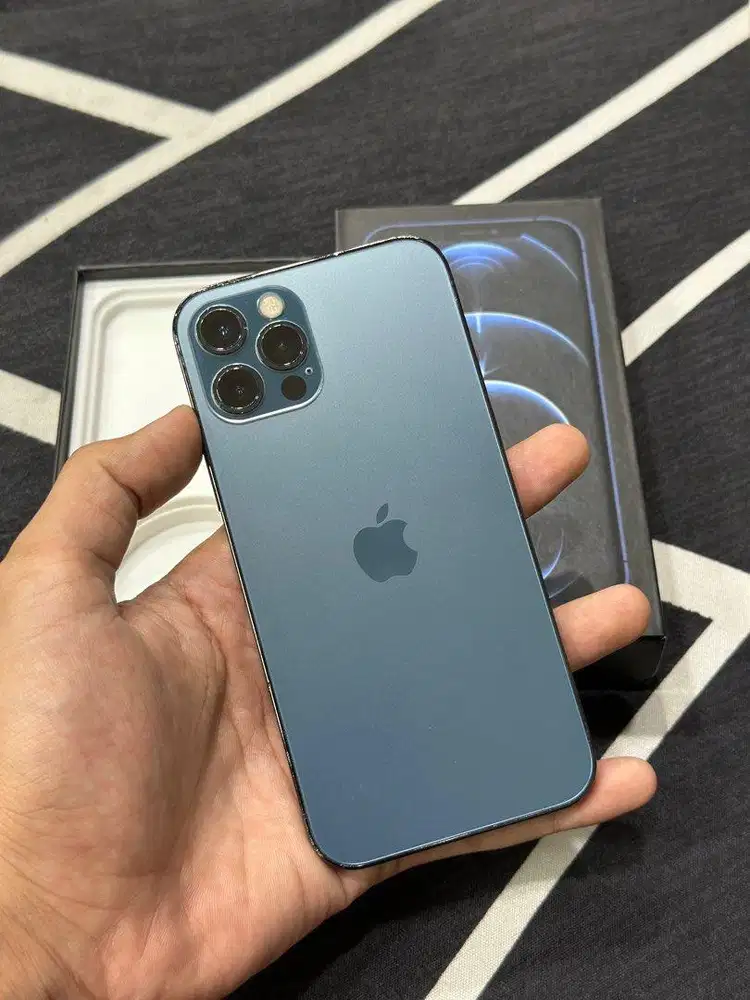 IPHONE 12 PRO 256GB BEACUKAI RESMI INDONESIA FULLSET ORIGINAL NO MINUS