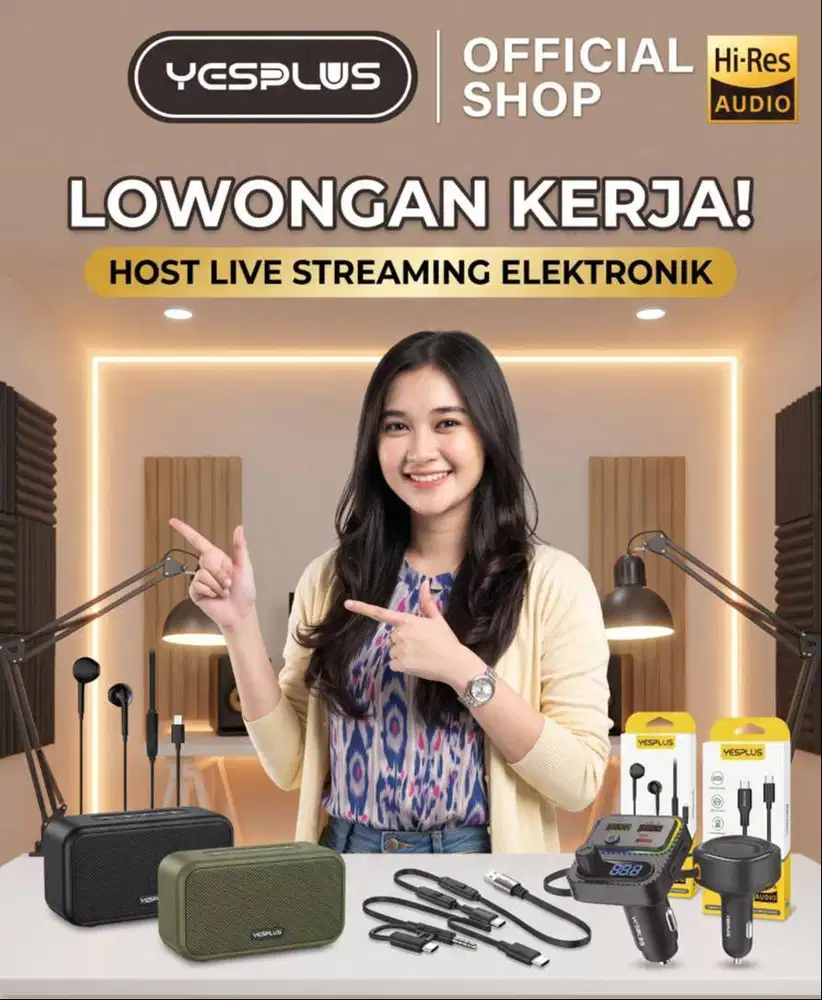 Lowongan Kerja Host Live Streaming