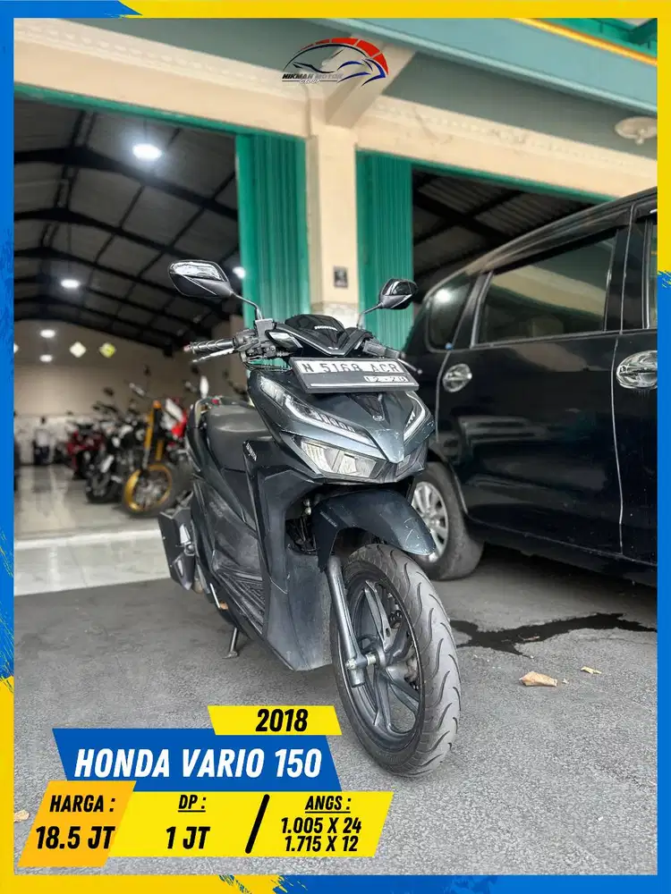 HONDA VARIO 150 2018 MESIN AMAN POL MASZEHH HIKMAH MOTOR KEPUH