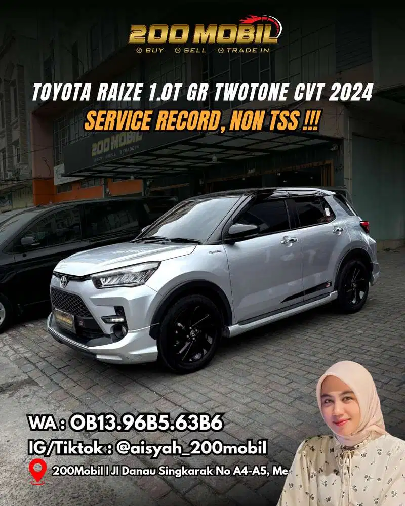 Toyota Raize 1.0T GR Twotone Cvt 2024 Bensin
