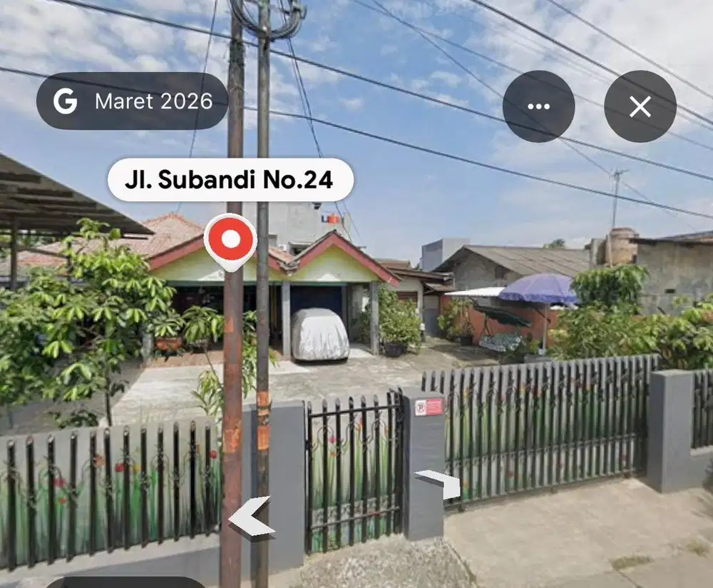 DIJUAL RUMAH + TANAH STRATEGIS PINGGIR JALAN BESAR