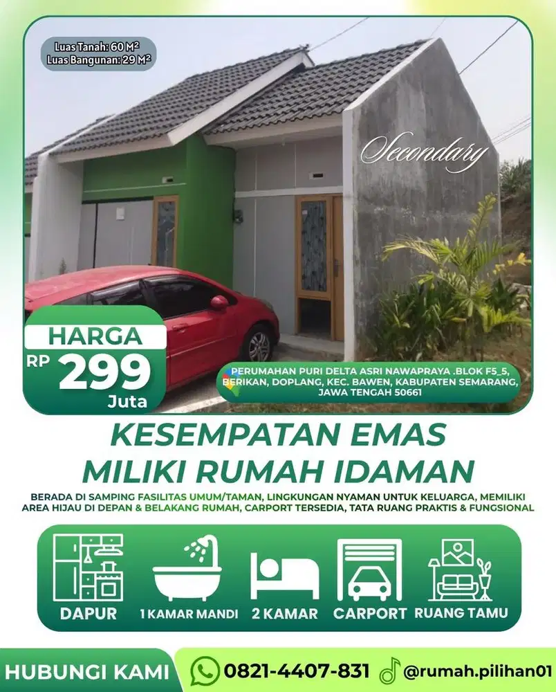 Rumah Siap Huni DI Lingkungan Nyaman