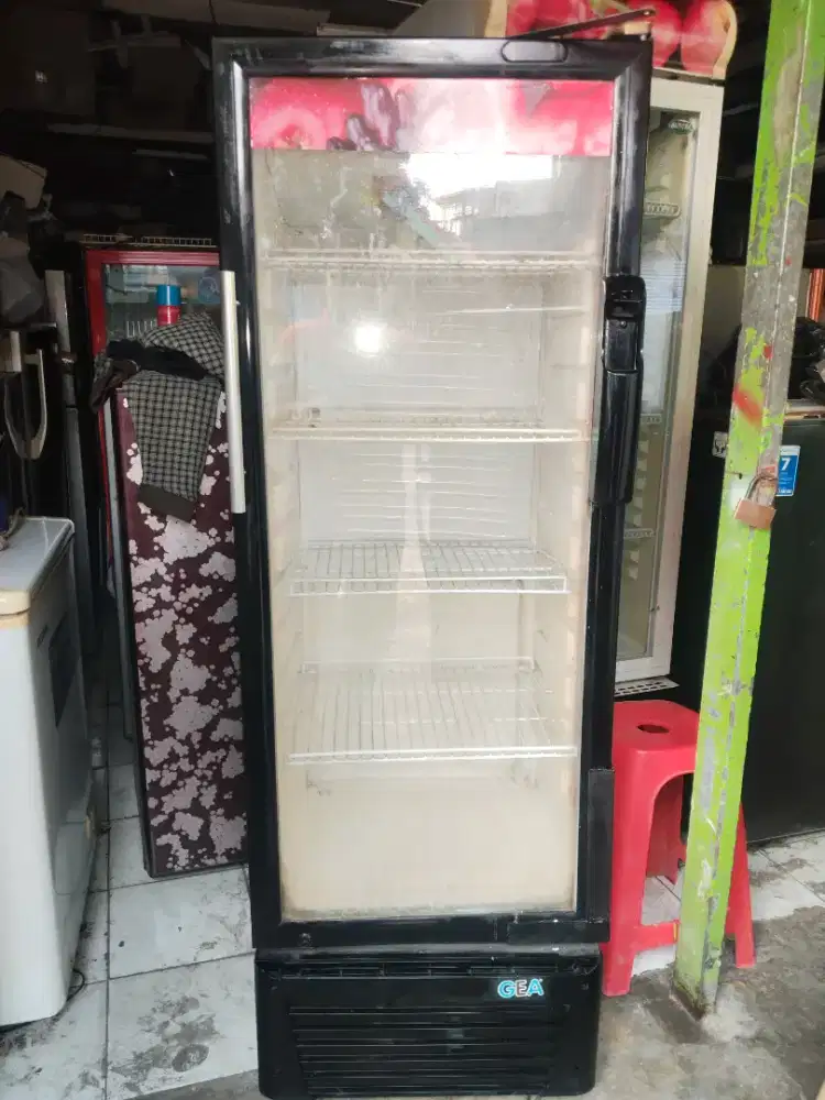 Showcase Gea 4rak normal dingin siap pakai