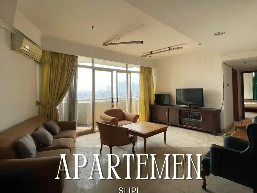 DISEWAKAN MURAH APARTEMEN SLIPI TOWER 1 3+1BR DI JAKARTA BARAT