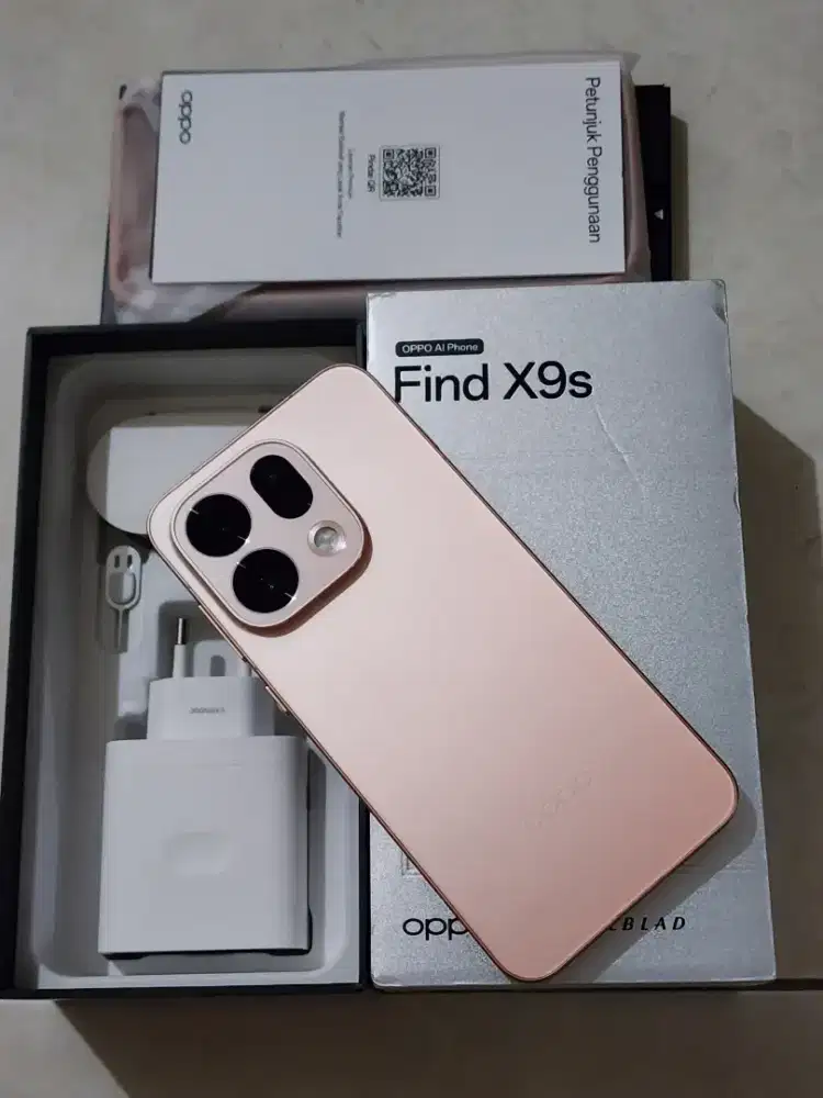 Oppo find X9S 5G 12/256Gb, warna Orange Senja, kondisi 99,9% Sempurna