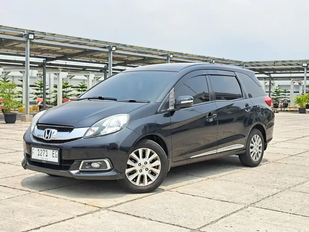 DP 15jt Saja Honda Mobilio E CVT At 2014 Hitam Siap Pakai
