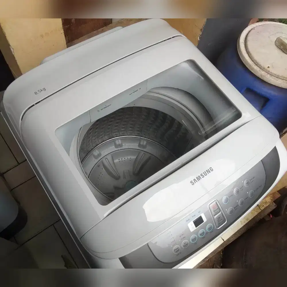 Samsung Top Loading Mesin Cuci Matic 9 Kg Gress Normal Fungsi No Minus