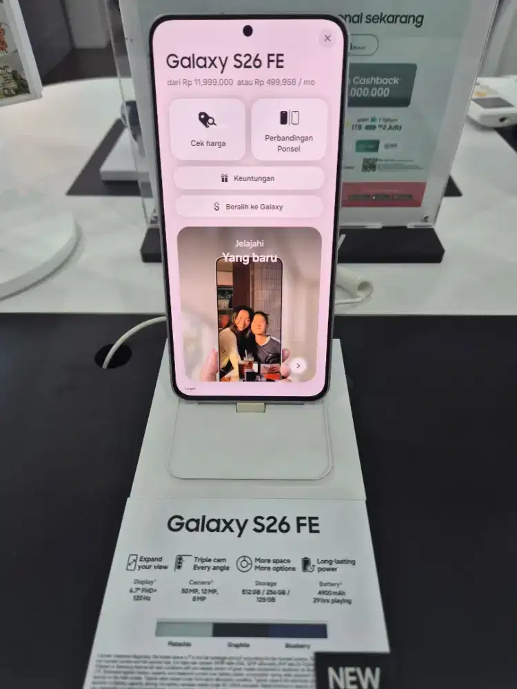 Promo samsung S26FE bisa bunga 0% dan tanpa DP