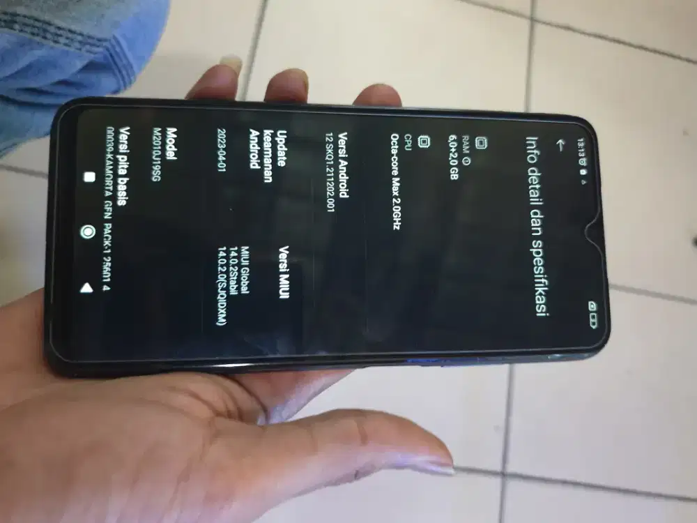 REDMI 9T RAM 8(6+2) T/128GB