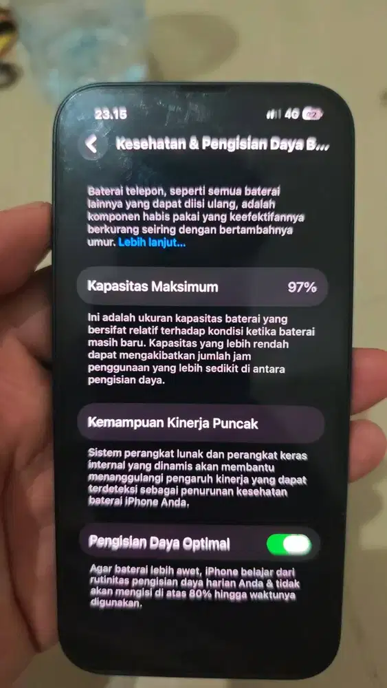BU iphone 13 128 ex garansi resmi bh 97%